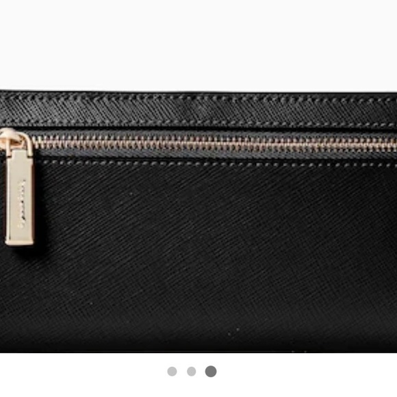 Kate Spade New w/tags RP$169 Leather Large Slim Bifold Wallet Stacie Black - Picture 4 of 7